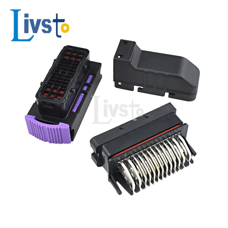 automotivo ecu conector macho plugue fêmea para