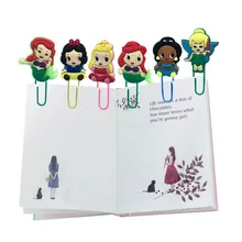 25 шт красивый металлический закладки Горячие мультфильм бумажные биндеры канцелярские для офиса школы держатель страницы для учительницы Дети подарок