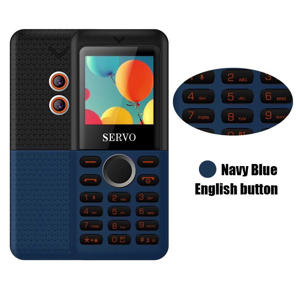 Blue English button SERVO M5 HD мини мобильный телефон Bluetooth номеронабиратель волшебный звук мобильного телефона рекордер в одно касание мобильный телефон двойной карточки вибрации русский маленький мобильный телефон - Цвет: Blue English button
