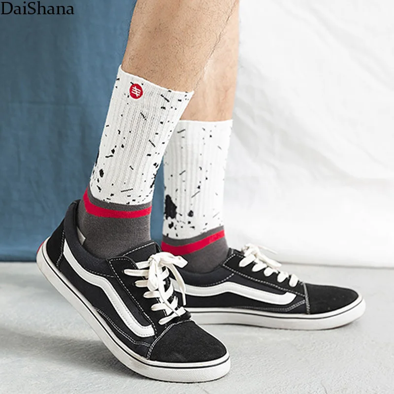 3Pairs New Fashion Unisex Sock Harajuku Korean Style Cotton Women Socks Skateboard Happy Crew Tide socks Meias Mujer EU36-44 35 H37377b9332a24baab9aa762653a96b77B
