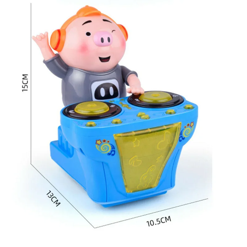 High Quality Kids Music Toy Electric DJ Pig Amusing Music Pig Gift for Children