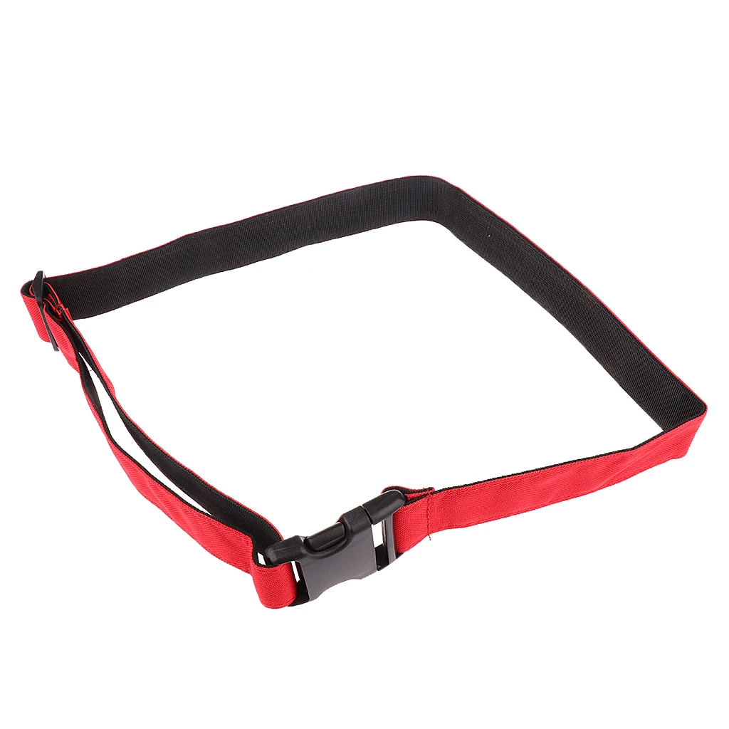 Premium Three-Tubes Archery Arrow Hip Quiver Holder Bag with Adjustable Belt Camo Red