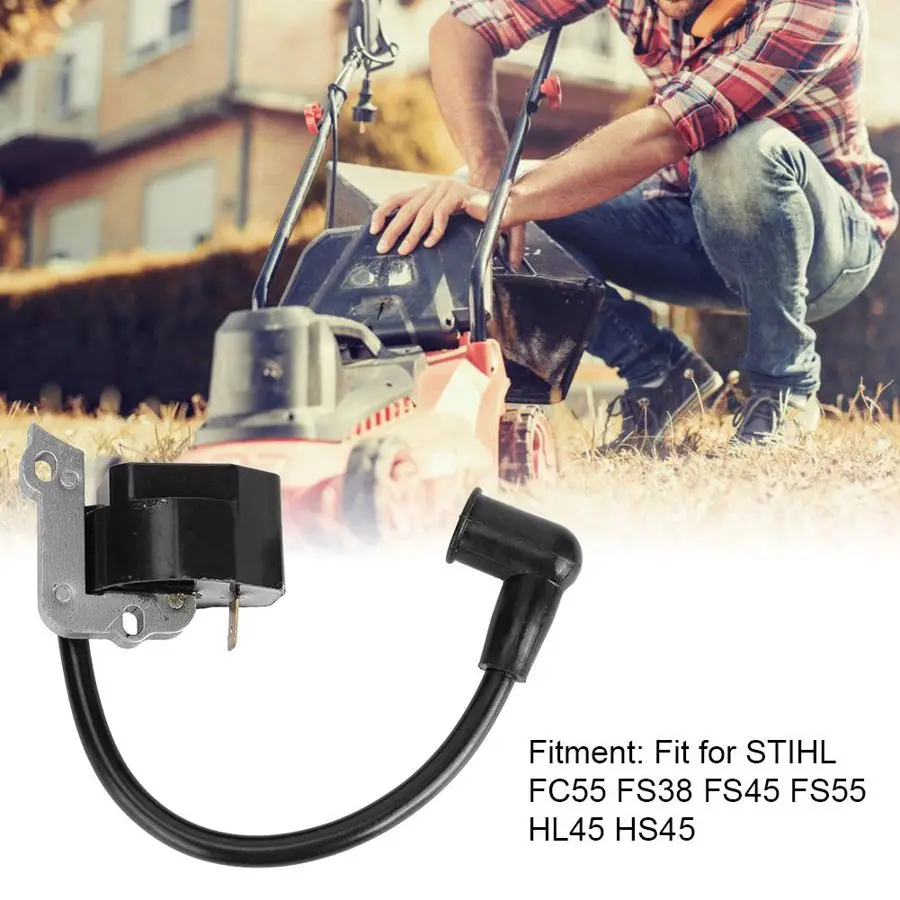 Metal Garden Lgnition Coil Replacement Accessories Parts Fit for FC55 FS38 FS45 FS55 HL45 HS45 Garden Ignition Coil