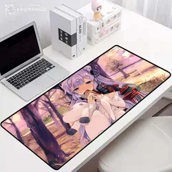Deskpad azur lane grande teclado mecânico e mouse pad gamer mesa de computador tapetes mesa tapete computador computadores jogos tapete