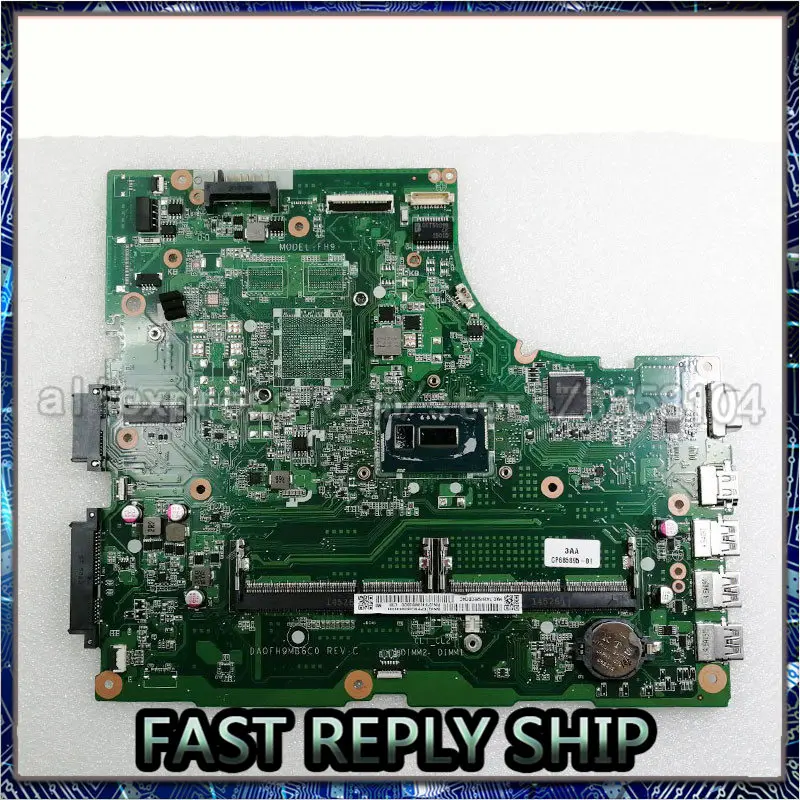 Отдельная материнская плата SHELI Fujitsu AH555 модель SR23Y DA0FH9MB6C0 PN:31FH9MB00C0|Материнские