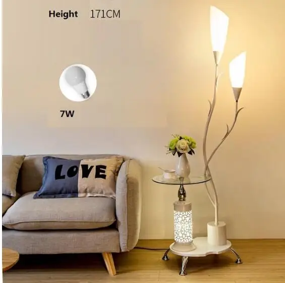 Lambader Piantana Lampara Pie Tripot Stand Light Lampadaire De Salon для гостиной Stehlampe Staande торшер - Цвет абажура: Model D