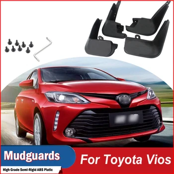 

4Pcs For Toyota Vios/FS Car Fender Front Rear Mud Flaps Guard Splash Car Accessories