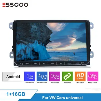 

Essgoo Android 9'' Car Multimedia Player GPS Navigation 2 din Autoradio 2din Stereo Video MP5 Car Radio For Volkswagen Universal