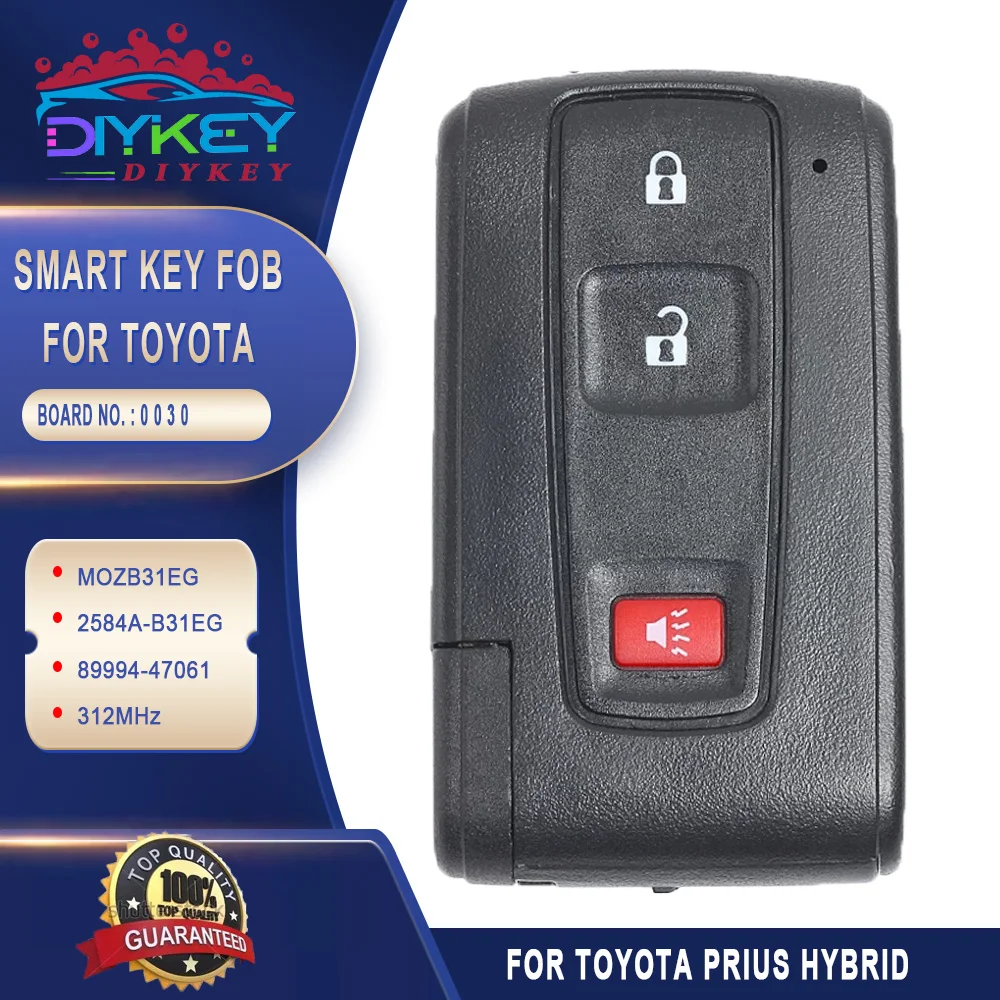 DIYKEY Board ID0030 312MHz for Toyota Prius 2004 2005 2006 2007 2008