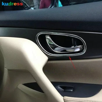 

For Nissan Qashqai J11 2014 2015 2016 2017 2018 ABS Chrome Car Interior Door Handle Frame Cover Trim Strip Accessories LHD