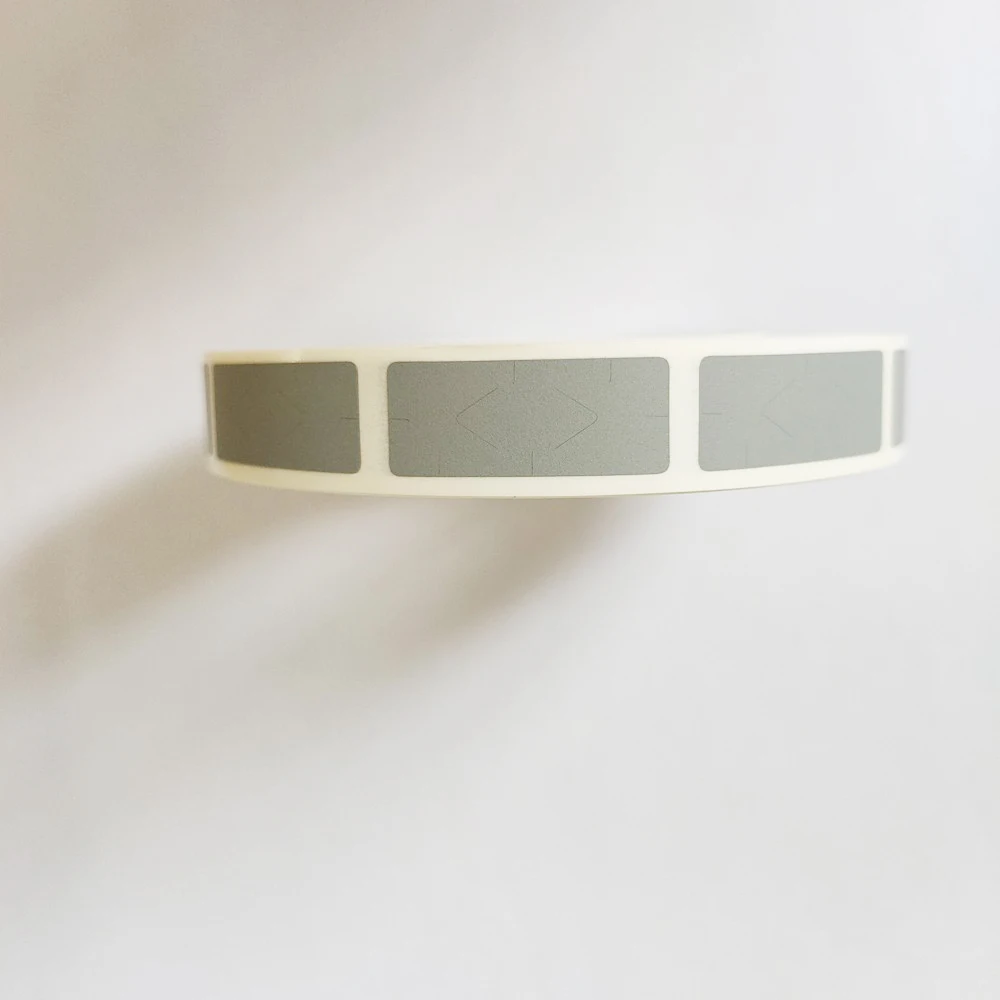 

1000pcs 10x25mm silver adhesive SCRATCH OFF sticker DIY manual hand made scratched stripe card film