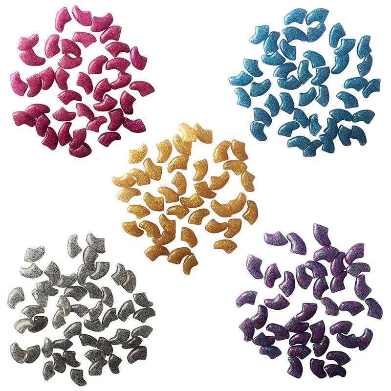 

20 pcs/set Cat Crystal Nail Cover Colorful Cat Nail Cover Paw Caps Pet Nail Protector Cat Accessories PGM