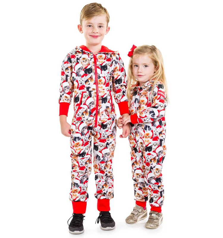 Семейный Рождественский пижамный комплект; сезон осень-весна; пижама с длинными рукавами; Одинаковая одежда для маленьких детей и взрослых; Рождественская одежда для сна; коллекция года; Новогодняя семейная одежда для сна