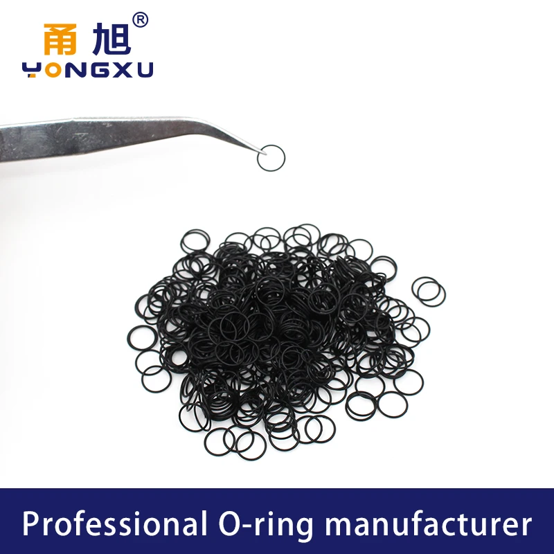 Black Nitrile Rubber Waterproof O-Ring Gasket Set - 50 Pieces