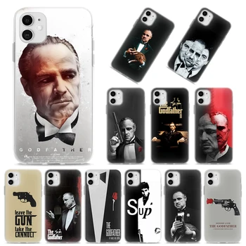 

Silicone Case for iPhone X XR XS MAX 11 Pro MAX 7 8 Plus 6 6S Plus 5S SE Soft Cover The Godfather Don Corleone Case Coque