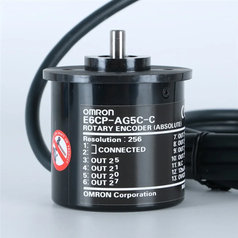 E6CP-AG5C-C 256P/R серый кодовый выход абсолютный Поворотный энкодер фотоэлектрический