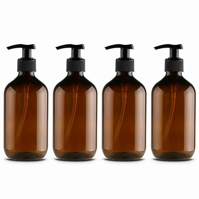 500ML Refillable Empty Shampoo Bottle Bathroom Liquid Soap Foam Dispenser