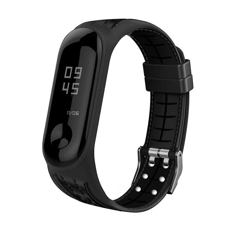 BOORUI mi band 4 ремешок correa mi band 3 дышащий ремешок для xiaomi mi band 4 разноцветный спортивный ремешок для xiaomi mi band 3