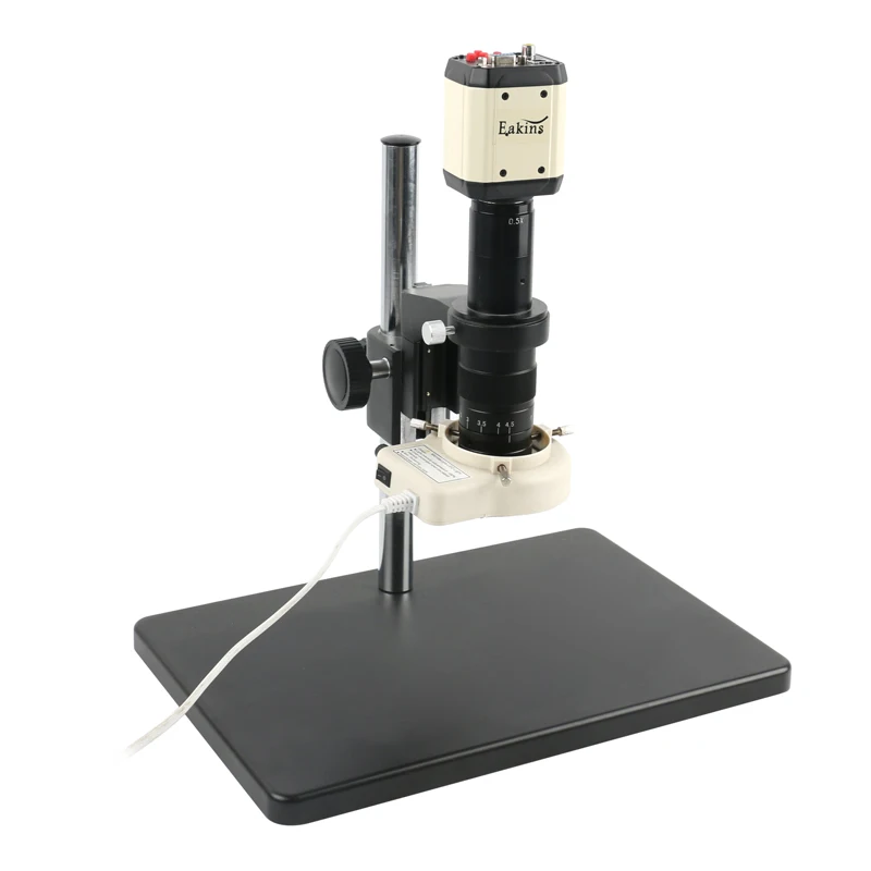 Промышленный Цифровой VGA AV USB микроскоп камера + 180X/300X C Mount объектив для PCB SMD
