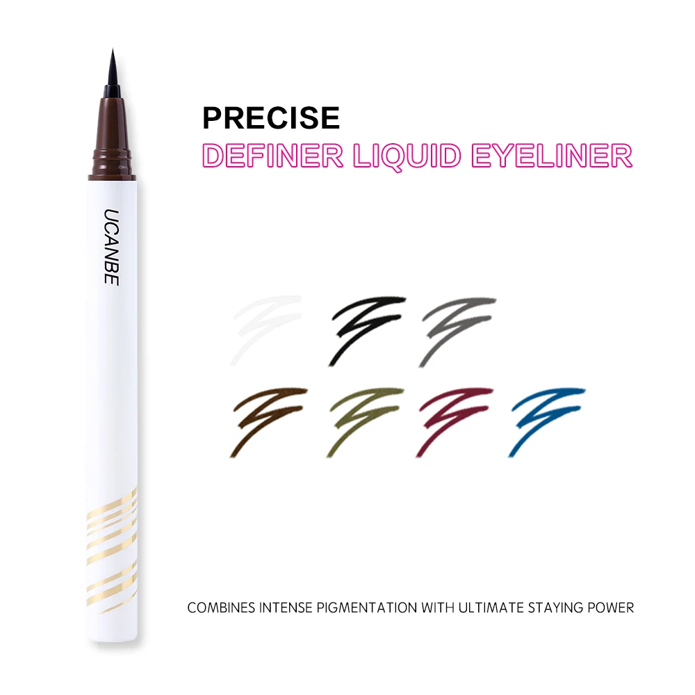UCANBE New Liquid Eyeliner Pen Colored Eye Liner Pencil Long Lasting Waterproof Makeup Smooth Shocking Smudge-proof Eye Cosmetic UCANBE New Liquid Eyeliner Pen Colored Eye Liner Pencil Long Lasting Waterproof Makeup Smooth Shocking Smudge-proof Eye Cosmetic