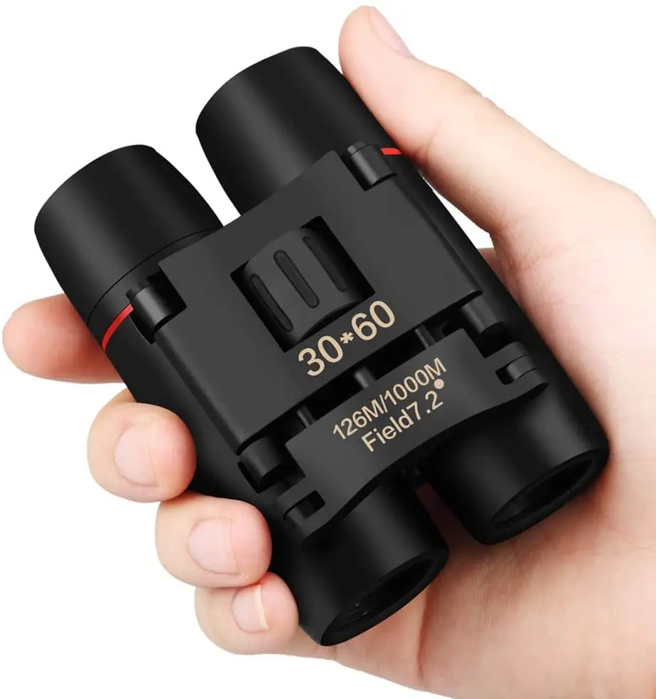 

30x60 Mini Compact Binoculars for Kids and Adults, Small Portable Pocket Travel Binoculars for Bird Watching Outdoor Hunting