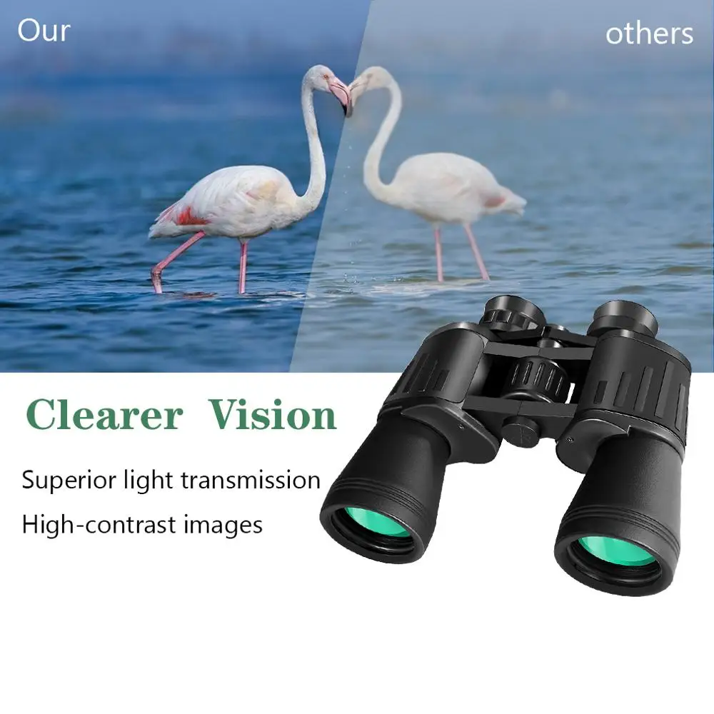 10x50 binoculars scok моноколь ночного видения телескопическое зеркало mini telescope бинокль