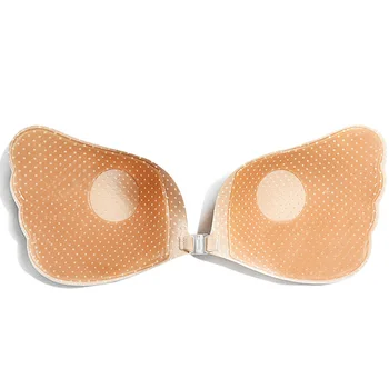 

Intimates Silicone Adhesive Bras Strapless Wire Free Invisible Bras Front Closure Push Up Bra Women Sticky Bralette Stickers