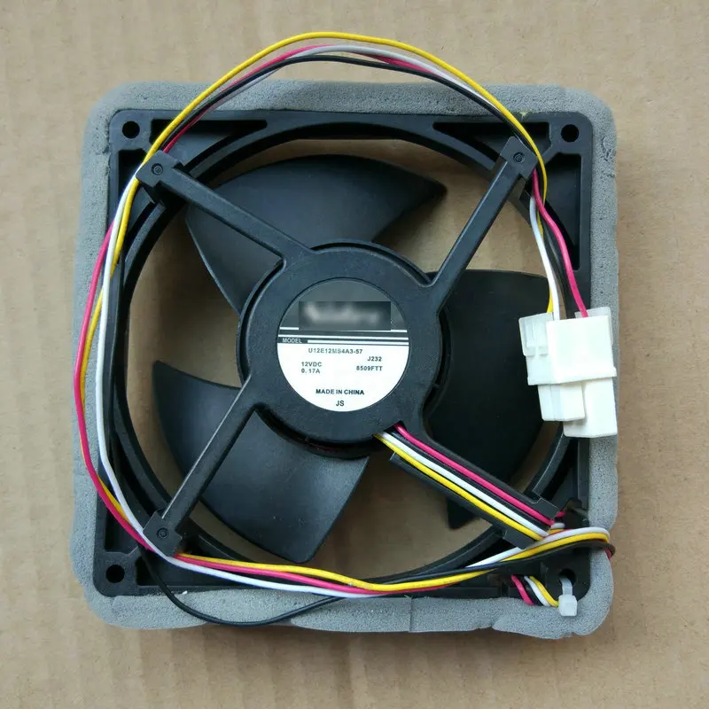 Новый оригинальный Φ J232 DC12V 0.17A 4 линии для охлаждающего вентилятора холодильника