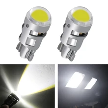 2 шт. сигнальная лампа T10 Светодиодная автомобильная лампа W5W 194 168 Led T10 Светодиодные лампы для автомобилей Белый 5W5 зазор резервный обратный свет 12 В