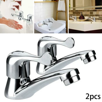 

Taps Sink Tap Single Lever Twin Basin Hot Cold Water Kitchen Cloakroom