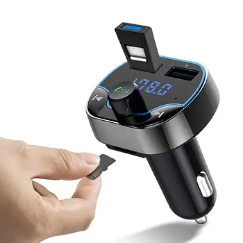 

Dual USB Ports Bluetooth Handsfree Car MP3 Player Phone Charger FM Transmitter