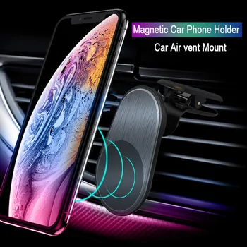 

Universal Magnetic Car Phone Holder For iPhone Xiaomi Huawei GPS Phone in Car Air vent Mount Stand Magnet Mobile Phone Support