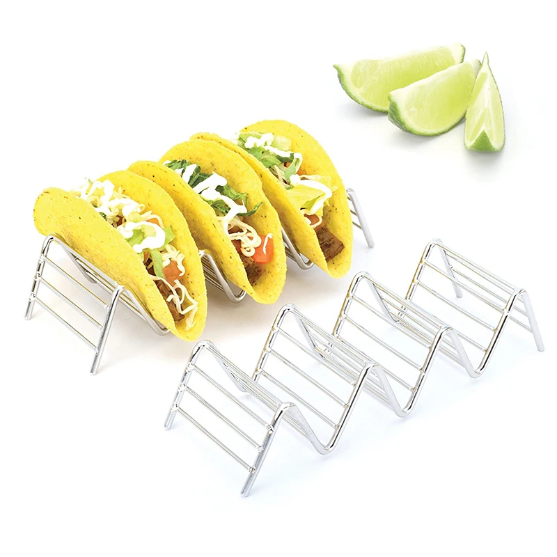 

Wave Shaped Pizza Rack Pizza Tool Kitchen Tool Bread Toast Racks Pizza Stand Creative Stainless SteelRestaurant Food Show Tool