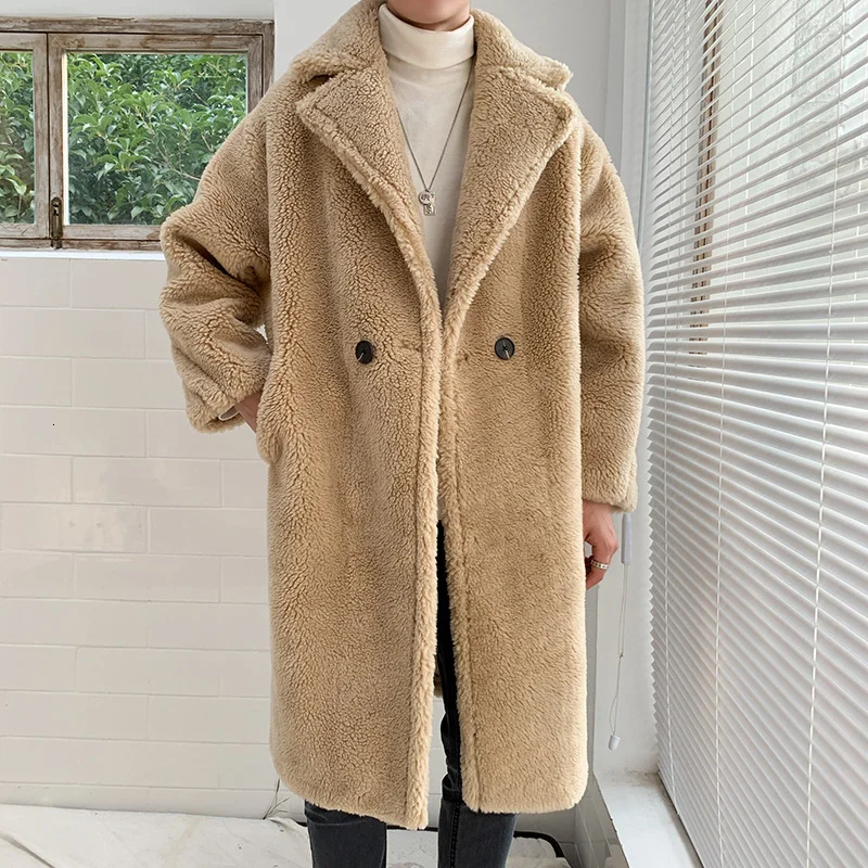 Осенняя верхняя одежда Плюшевые куртки chaqueta cuero hombre Мужская зимняя флисовая
