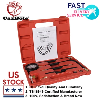 

0-100 psi Auto Fuel Injection Pump Pressure Tester Kit Car Petrol Gas Engine Cylinder Compression Gauge Car Diagnostic Tool