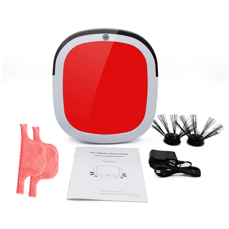 Hot Rechargeable Smart Robot Vacuum Cleaner 3200PA Mopping Sweeping Suction Cordless Auto Dust Sweeper Machine for Home Cleaning