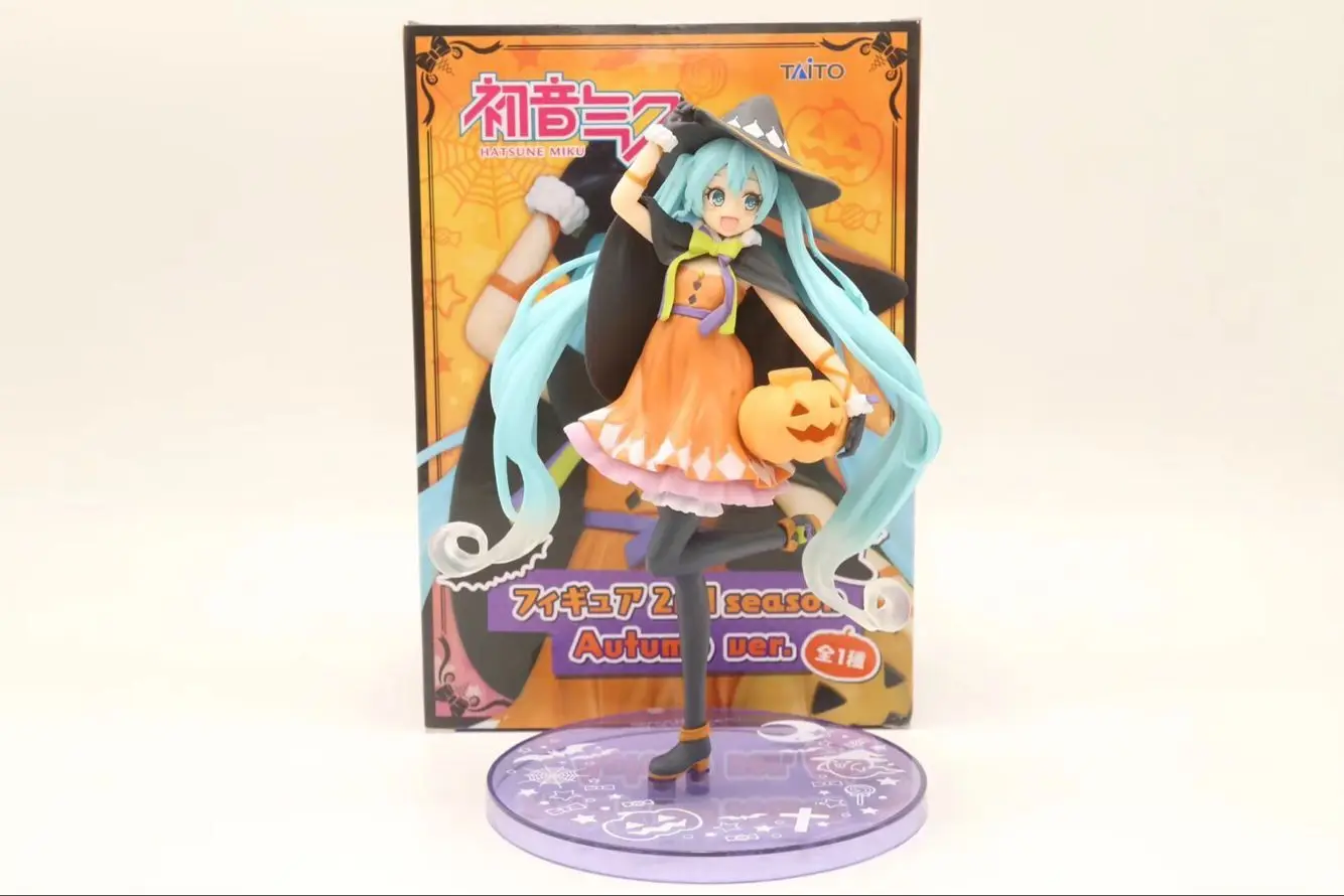 Anime Hatsune Miku Halloween Pumpkin Hatsune Garage Kit Chassis Decoration Model Pretty Girl Hatsune Gift