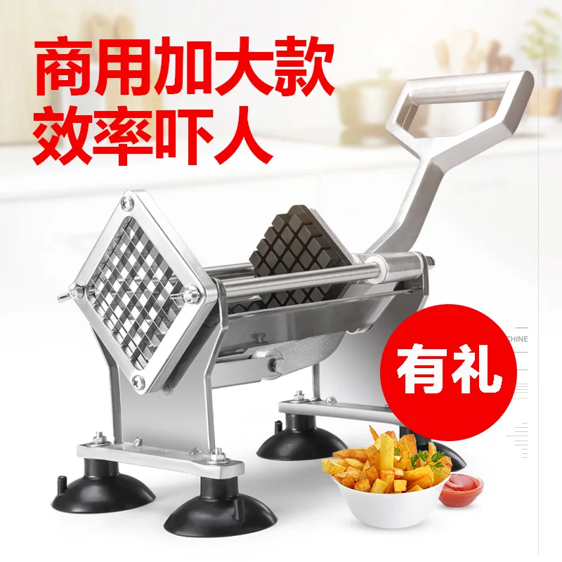 manual potato cutting machine, commercial Household potato, radish, cucumber, onion cutting machine, 7,10, 14mm blade