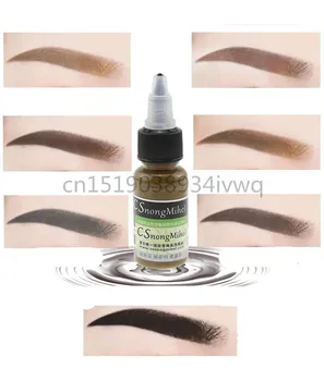 

new High Quality CS Microblading Pigment permanent pigment Brown Eyebrow and Lip paint for tattoo 15ml Free postage