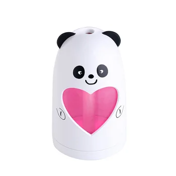 

180ml Mini USB DC5V Ultrasonic Humidifier Air Diffuser Mist Maker with LED Night Light Cartoon Humidifier for Sprouting heart