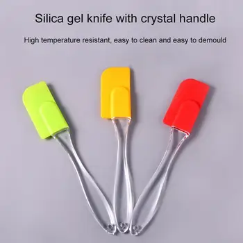 

Butter Scraper Food Grade Non Stick Cooking Silicone Spatula Pastry Cake Baking Silicone Spatula Set Cookie Spatula