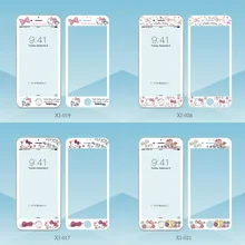 Hello kitty Нано покрытие закаленное стекло полное покрытие экрана Защитная пленка для iPhone 6/6 S/6 plus/7/7 plus/8/8plus