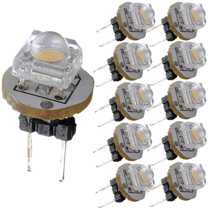 

New 10 x G 4 LED SMD 0.2 W 12 V LED Lamp Warm White Reading Light RV Camper Boat Lamp