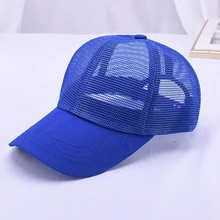 Мужская и женская бейсболка из полиэстера, Спортивная, солнцезащитная, однотонная, дышащая, для бега, с сеткой, для пары, бейсболка, повседневная, Дальнобойщик, регулируемая