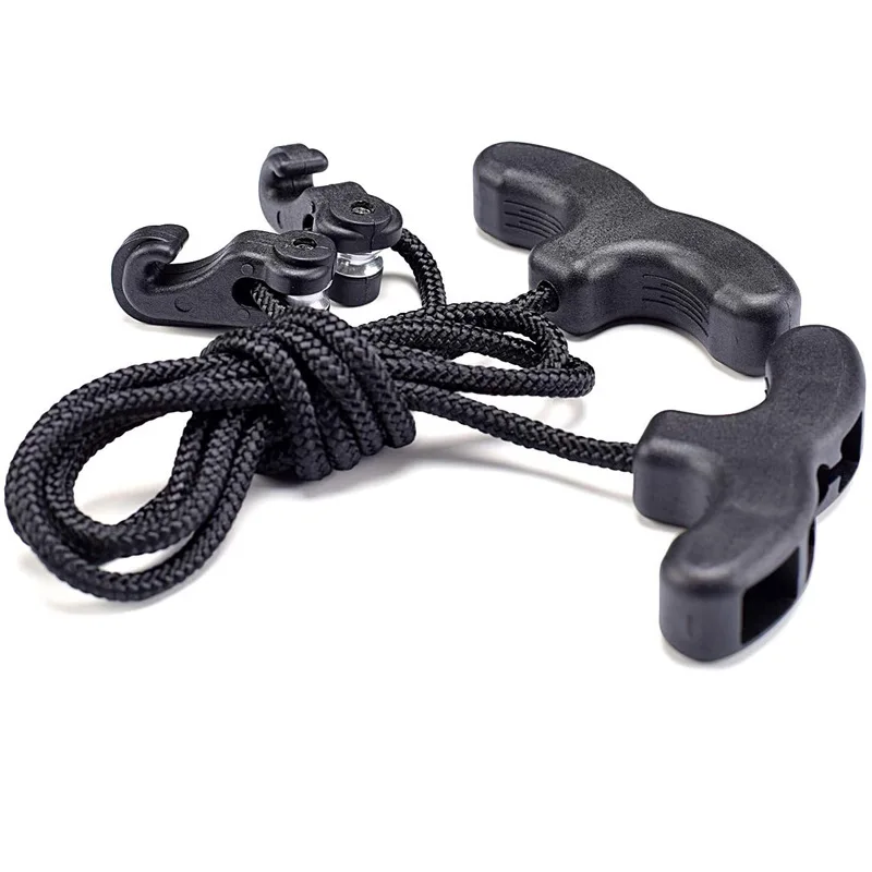 New Crossbow Rope Cocking Device String Aid Cocker Bowstring Install Tool Winding Rope Cord Hunting Archey Accessory 200cm top cowhide archery bowstring install rope tool cord bowstringer