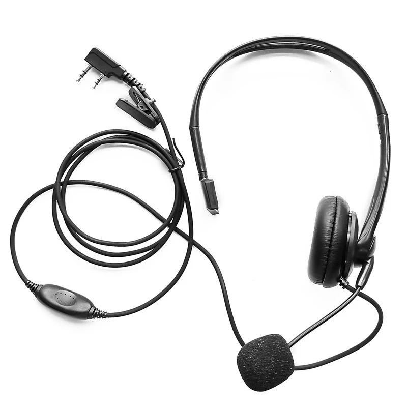Walkie Talkie Overhead Headset Light Weight Tactical Headband Earpiece  Earphone for Kenwood HYT Puxing Wouxun Baofeng uv 5r bf88|Walkie Talkie  Parts & Accessories| - AliExpress