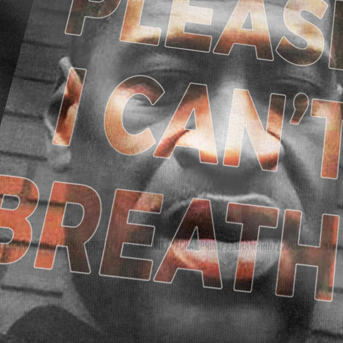 Мужские футболки с надписью I't Breath потрясающая Футболка принтом Джордж Флойд