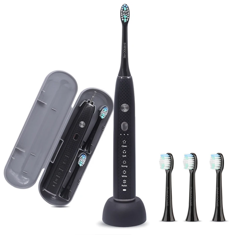 Sarmocare Adult Electric Toothbrush S100 S600 Ultrasonic Sonic toothbrush USB rechargeable battery IPX7 Waterproof Sarmocare Adult Electric Toothbrush S100 S600 Ultrasonic Sonic toothbrush USB rechargeable battery IPX7 Waterproof