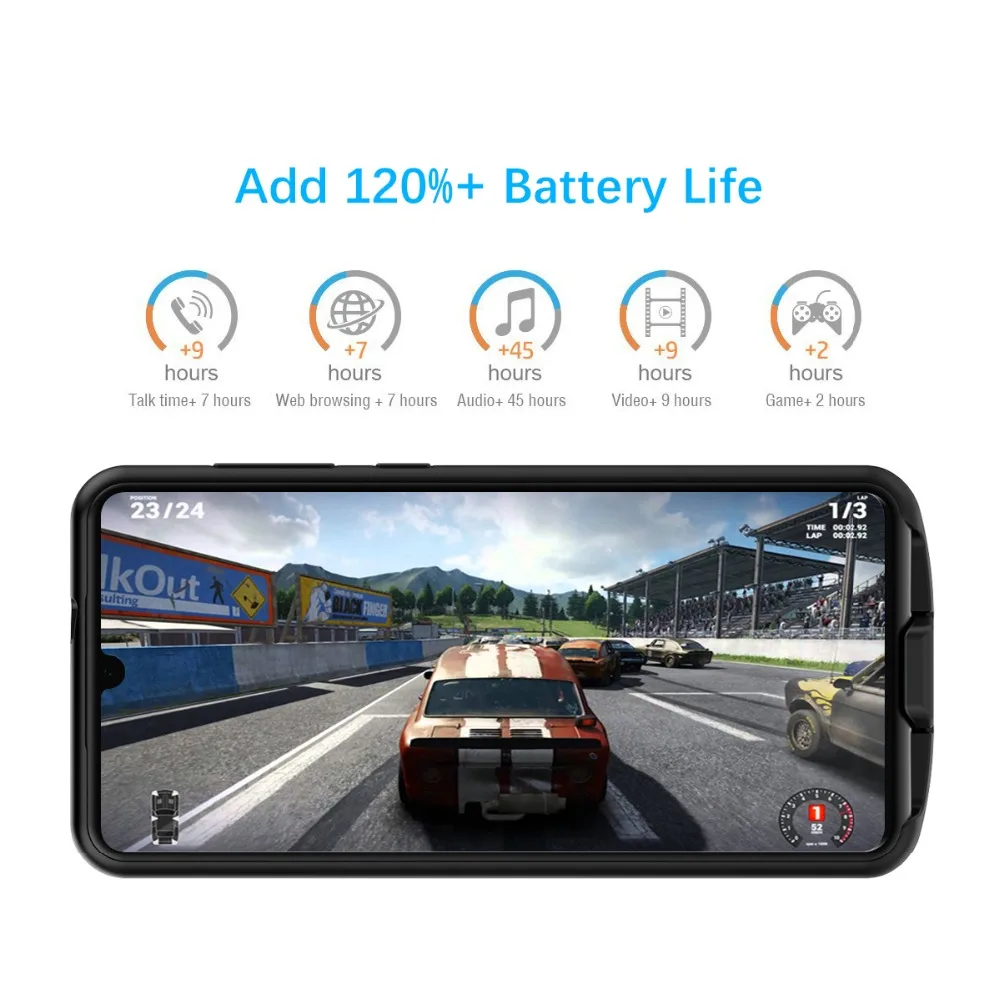 Чехол для зарядного устройства 6500 мАч для Xiaomi Redmi Note 8 Pro, Дополнительный внешний аккумулятор для зарядки, чехол для Redmi Note 8 Pro