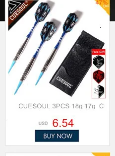Cuesul, 3 шт., 18 г, 17 г, медная железная Дротика, бочонок, электронные мягкие наконечники, Дротика, алюминиевые валы, Дротика, бар, игры